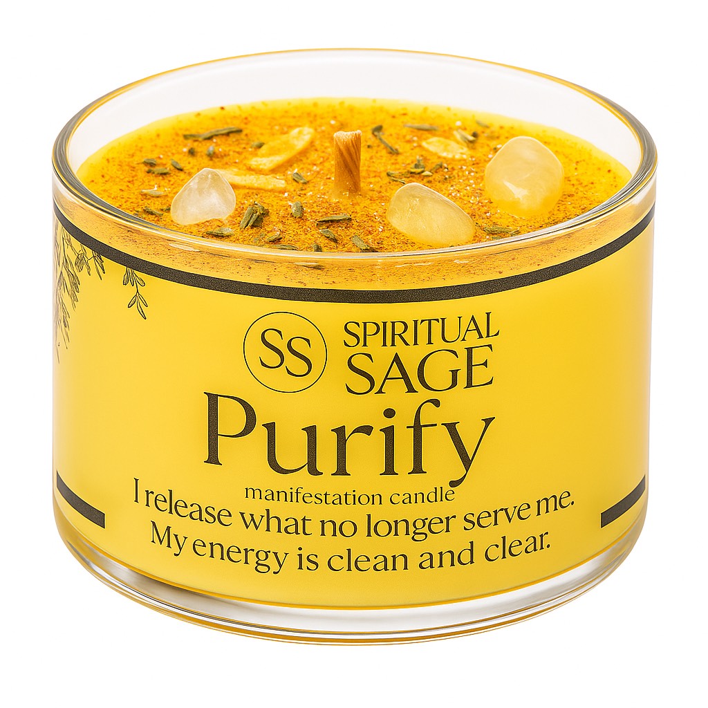 ✨ Purify – Cleansing Manifestation Candle